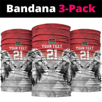 Kenya Rugby Custom Neck Gaiter Red Kenyan 22-23 Motif - Wonder Print Shop