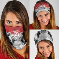 Kenya Rugby Custom Neck Gaiter Red Kenyan 22-23 Motif - Wonder Print Shop