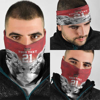 Kenya Rugby Custom Neck Gaiter Red Kenyan 22-23 Motif - Wonder Print Shop