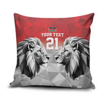 Kenya Rugby Custom Pillow Cover Red Kenyan 22-23 Motif - Wonder Print Shop