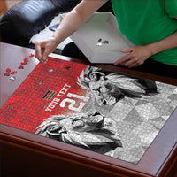 Kenya Rugby Custom Puzzle Red Kenyan 22-23 Motif - Wonder Print Shop