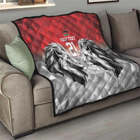 Kenya Rugby Custom Quilt Red Kenyan 22-23 Motif - Wonder Print Shop