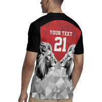 Kenya Rugby Custom Rugby Jersey Red Kenyan 22-23 Motif - Wonder Print Shop