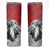 Kenya Rugby Custom Skinny Tumbler Red Kenyan 22-23 Motif - Wonder Print Shop