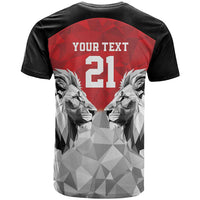Kenya Rugby Custom T Shirt Red Kenyan 22-23 Motif - Wonder Print Shop