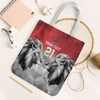 Kenya Rugby Custom Tote Bag Red Kenyan 22-23 Motif - Wonder Print Shop