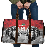 Kenya Rugby Custom Travel Bag Red Kenyan 22-23 Motif - Wonder Print Shop