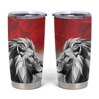 Kenya Rugby Custom Tumbler Cup Red Kenyan 22-23 Motif - Wonder Print Shop