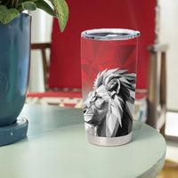 Kenya Rugby Custom Tumbler Cup Red Kenyan 22-23 Motif - Wonder Print Shop