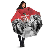 Kenya Rugby Custom Umbrella Red Kenyan 22-23 Motif - Wonder Print Shop