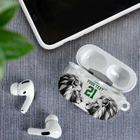 Kenya Rugby Custom AirPods Case White Kenyan 22-23 Motif - Wonder Print Shop