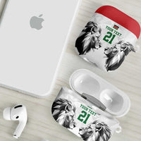 Kenya Rugby Custom AirPods Case White Kenyan 22-23 Motif - Wonder Print Shop