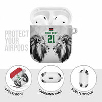 Kenya Rugby Custom AirPods Case White Kenyan 22-23 Motif - Wonder Print Shop