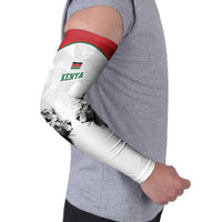 Kenya Rugby Custom Arm Sleeves White Kenyan 22-23 Motif - Wonder Print Shop