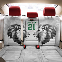 Kenya Rugby Custom Back Car Seat Cover White Kenyan 22-23 Motif - Wonder Print Shop