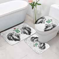 Kenya Rugby Custom Bathroom Set White Kenyan 22-23 Motif - Wonder Print Shop