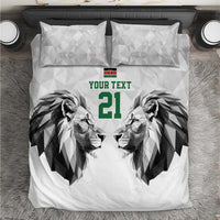 Kenya Rugby Custom Bedding Set White Kenyan 22-23 Motif - Wonder Print Shop