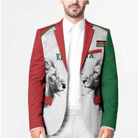 Kenya Rugby Custom Blazer White Kenyan 22-23 Motif - Wonder Print Shop