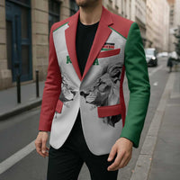Kenya Rugby Custom Blazer White Kenyan 22-23 Motif - Wonder Print Shop