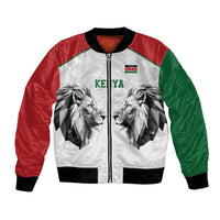 Kenya Rugby Custom Bomber Jacket White Kenyan 22-23 Motif - Wonder Print Shop
