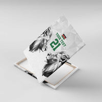 Kenya Rugby Custom Canvas Wall Art White Kenyan 22-23 Motif - Wonder Print Shop