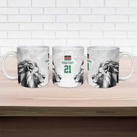 Kenya Rugby Custom Ceramic Mug White Kenyan 22-23 Motif - Wonder Print Shop