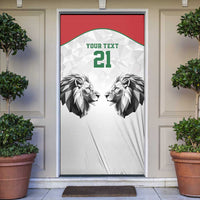 Kenya Rugby Custom Door Cover White Kenyan 22-23 Motif - Wonder Print Shop