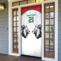 Kenya Rugby Custom Door Cover White Kenyan 22-23 Motif - Wonder Print Shop