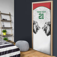 Kenya Rugby Custom Door Cover White Kenyan 22-23 Motif - Wonder Print Shop