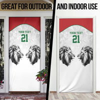 Kenya Rugby Custom Door Cover White Kenyan 22-23 Motif - Wonder Print Shop