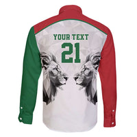 Kenya Rugby Custom Family Matching Long Sleeve Bodycon Dress and Hawaiian Shirt White Kenyan 22-23 Motif - Wonder Print Shop