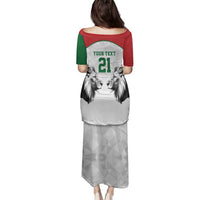 Kenya Rugby Custom Family Matching Puletasi and Hawaiian Shirt White Kenyan 22-23 Motif - Wonder Print Shop