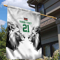 Kenya Rugby Custom Garden Flag White Kenyan 22-23 Motif - Wonder Print Shop