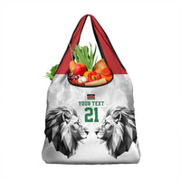 Kenya Rugby Custom Grocery Bag White Kenyan 22-23 Motif - Wonder Print Shop