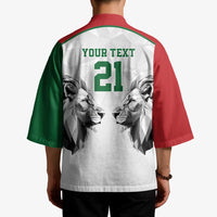 Kenya Rugby Custom Kimono White Kenyan 22-23 Motif - Wonder Print Shop