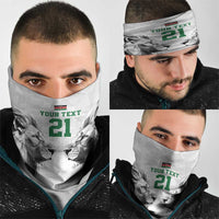 Kenya Rugby Custom Neck Gaiter White Kenyan 22-23 Motif - Wonder Print Shop
