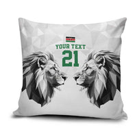 Kenya Rugby Custom Pillow Cover White Kenyan 22-23 Motif - Wonder Print Shop