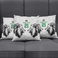 Kenya Rugby Custom Pillow Cover White Kenyan 22-23 Motif - Wonder Print Shop