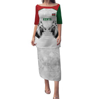 Kenya Rugby Custom Puletasi White Kenyan 22-23 Motif - Wonder Print Shop