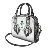 Kenya Rugby Custom Shoulder Handbag White Kenyan 22-23 Motif - Wonder Print Shop