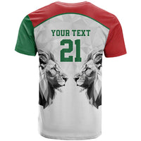 Kenya Rugby Custom T Shirt White Kenyan 22-23 Motif - Wonder Print Shop
