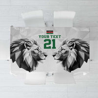 Kenya Rugby Custom Tablecloth White Kenyan 22-23 Motif - Wonder Print Shop