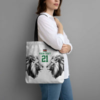 Kenya Rugby Custom Tote Bag White Kenyan 22-23 Motif - Wonder Print Shop