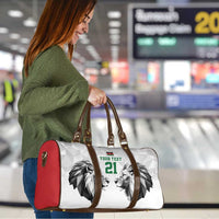 Kenya Rugby Custom Travel Bag White Kenyan 22-23 Motif - Wonder Print Shop