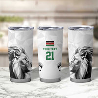 Kenya Rugby Custom Tumbler Cup White Kenyan 22-23 Motif - Wonder Print Shop
