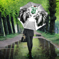 Kenya Rugby Custom Umbrella White Kenyan 22-23 Motif - Wonder Print Shop