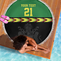 Malawi Cricket Custom Beach Blanket Malawi Chevron Pattern - Wonder Print Shop