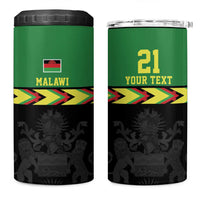Malawi Cricket Custom 4 in 1 Can Cooler Tumbler Malawi Chevron Pattern - Wonder Print Shop