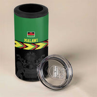 Malawi Cricket Custom 4 in 1 Can Cooler Tumbler Malawi Chevron Pattern - Wonder Print Shop