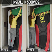 Malawi Cricket Custom Door Cover Malawi Chevron Pattern - Wonder Print Shop